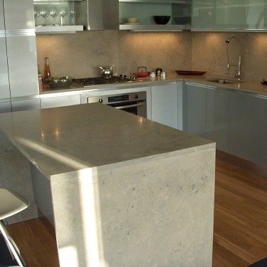 Плита из камня из известняка - ATAIJA BLUE - dimpomar - Natural Stone from Portugal and Around - для напольной поверхности / для кухни / настенная