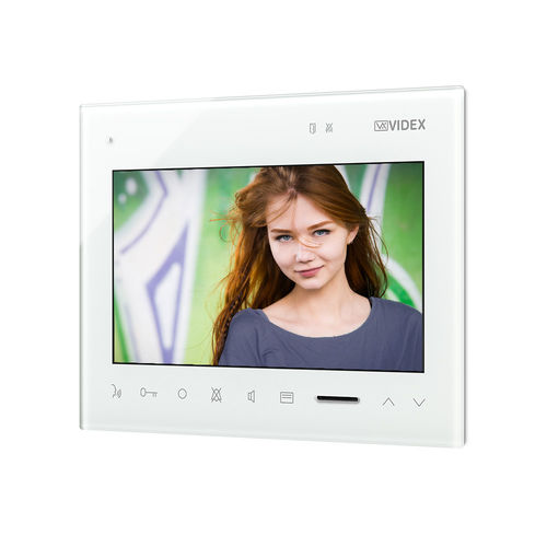 Белый видеотелефон - KRV782 - Videx Electronics S.p.A. - черный / встраиваемый / для интерьера