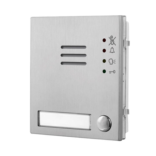 Вызывная панель матовое покрытие из нержавеющей стали - 4304X-1  - Videx Electronics S.p.A. - зеральное покрытие из нержавеющей стали / из анодированного алюминия / для нежилых помещений