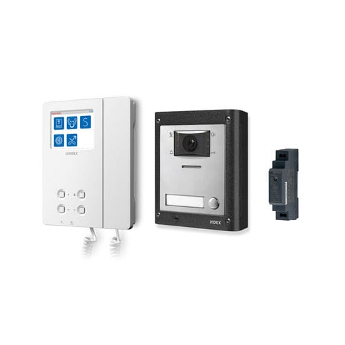 Белый видеотелефон - IPVK/6296 - Videx Electronics S.p.A. - черный / встраиваемый / для наружного применения
