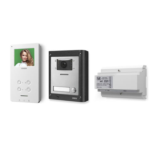 Белый видеотелефон - ESVK/6388 - Videx Electronics S.p.A. - черный / встраиваемый / для наружного применения