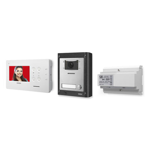 Белый видеотелефон - ESVK/6488 - Videx Electronics S.p.A. - черный / встраиваемый / для наружного применения