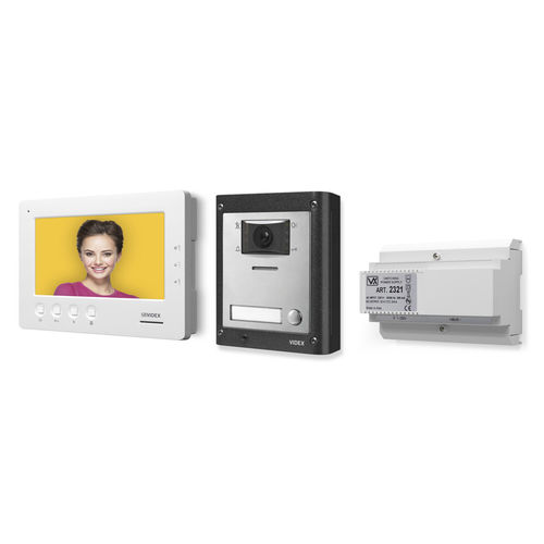 Белый видеотелефон - ESVK/6788 - Videx Electronics S.p.A. - черный / встраиваемый / для наружного применения