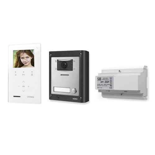 Белый видеотелефон - ESVK/KRV88 - Videx Electronics S.p.A. - черный / встраиваемый / для наружного применения