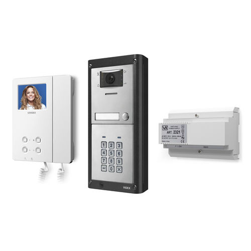 Белый видеотелефон - ESVKC/6286 - Videx Electronics S.p.A. - черный / встраиваемый / для наружного применения