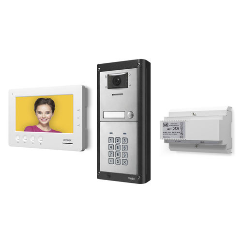 Белый видеотелефон - ESVKC/6788 - Videx Electronics S.p.A. - черный / встраиваемый / для наружного применения