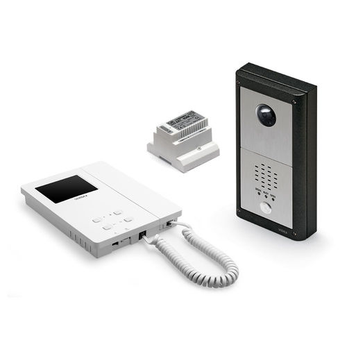 Белый видеотелефон - VRVK/6256 - Videx Electronics S.p.A. - черный / встраиваемый / для наружного применения