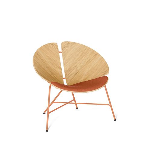 Современное кресло - GINKA - Tabanda - из ткани / из дуба / из фанеры