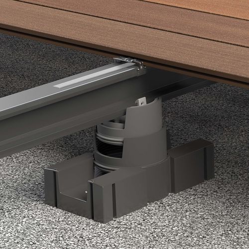 Контактный штифт для технического пола из металла - VARIO FIX System - megawood by NOVO-TECH - регулируемый / для наружного применения / для террасных покрытий