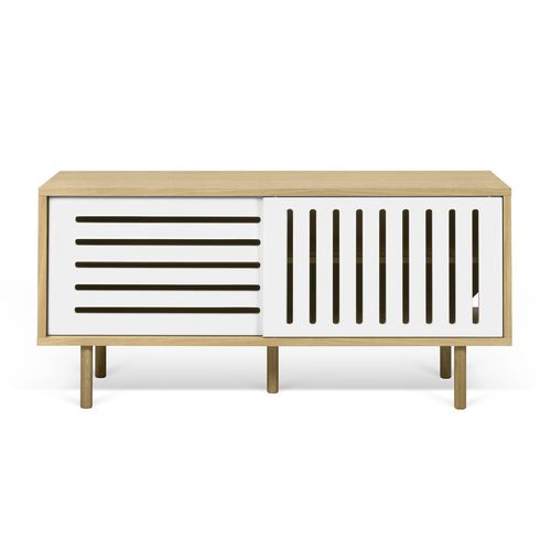 Современная тумба под телевизор - DANN STRIPES - TEMAHOME - из лакированной древесины / из дуба