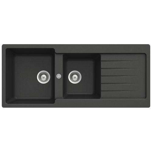 Кухонная раковина 2 чаши - 116 - RODI HOME – kitchen sinks and accessories - с сушкой / из композита / встраиваемая сверху