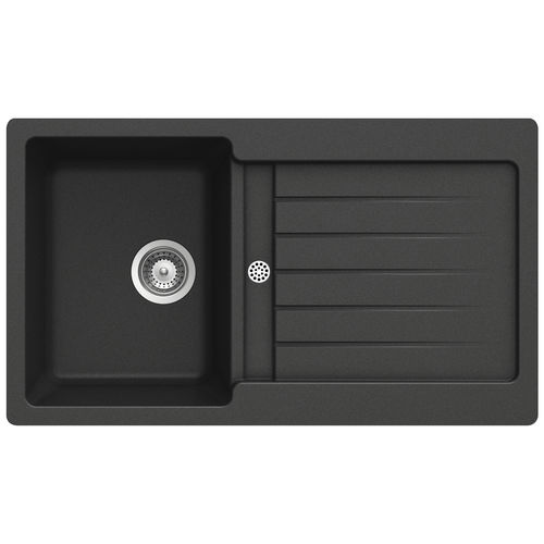 Кухонная раковина 1 чаша - 86 - RODI HOME – kitchen sinks and accessories - с сушкой / из композита / встраиваемая сверху