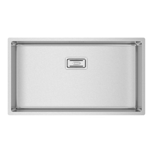 Кухонная раковина 1 чаша - BOX LUX 74 - RODI HOME – kitchen sinks and accessories - без сушки / из матового алюминия / встраиваемая сверху