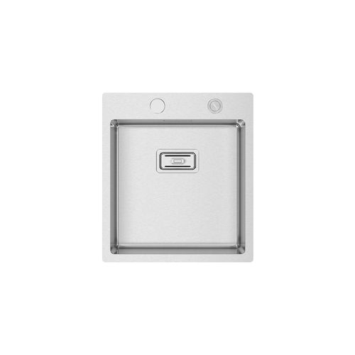 Кухонная раковина 1 чаша - BOX LUX 46 - RODI HOME – kitchen sinks and accessories - без сушки / из матового алюминия / встраиваемая сверху
