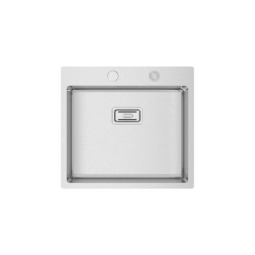 Кухонная раковина 1 чаша - BOX LUX 57 - RODI HOME – kitchen sinks and accessories - без сушки / из матового алюминия / встраиваемая сверху