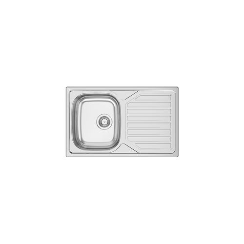 Кухонная раковина 1 чаша - OKIO LINE 80 - RODI HOME – kitchen sinks and accessories - с сушкой / из нержавеющей стали / из полированной нержавеющей стали