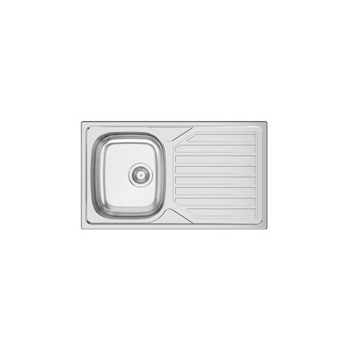Кухонная раковина 1 чаша - OKIO LINE 86 - RODI HOME – kitchen sinks and accessories - с сушкой / из нержавеющей стали / из полированной нержавеющей стали