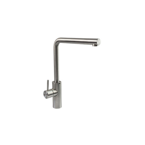 Настольный однорычажный смеситель - LINE MN 805 NS - RODI HOME – kitchen sinks and accessories - из нержавеющей стали / для кухни / 1 отверстие
