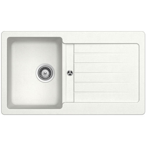 Кухонная раковина 1 чаша - 86 ALPINA - RODI HOME – kitchen sinks and accessories - с сушкой / из композита / встраиваемая сверху