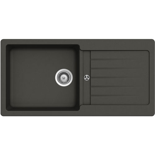 Кухонная раковина 1 чаша - 105 ASPHALT - RODI HOME – kitchen sinks and accessories - с сушкой / из композита / встраиваемая сверху