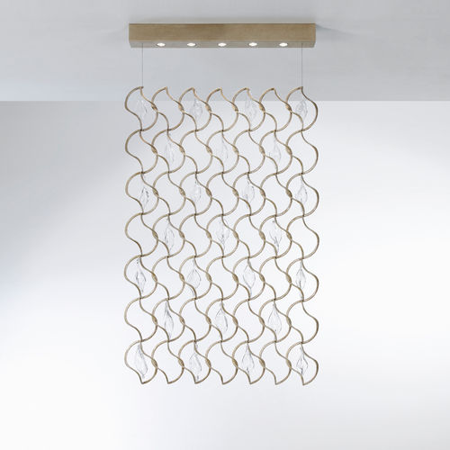Подвесная лампа - CURTAIN - Serip - из металла / из стекла / классическая