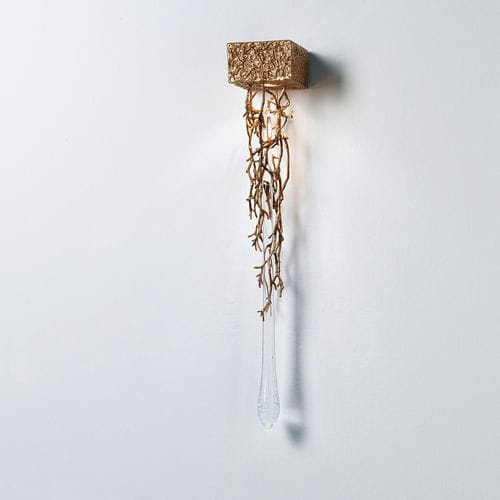 Классический настенный светильник - DROP SINGLE - Serip - для интерьера / из металла / из стекла