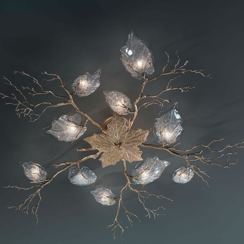 Классический потолочный светильник - MAGNOLIA - Serip - из стекла / из бронзы / LED