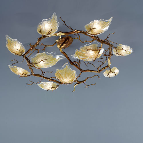 Классический потолочный светильник - OAK - Serip - из стекла / из бронзы / LED