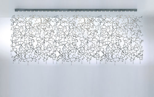Подвесная лампа - CURTAIN EXTRA LARGE - Serip - из бронзы / из стекла / классическая