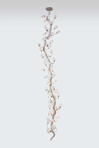 Потолочный светильник уникальный дизайн - VERTICAL BLOOM L - Serip - из стекла / из бронзы / LED
