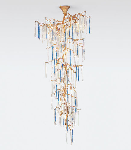 Классическая люстра - STALACTITE M - Serip - из стекла / из бронзы / каскадная