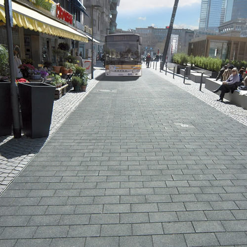 Напольная плитка из восстановленного камня - MASTERBLOCKED®  - QUARTZO DESIGN - матовая / с возможным проездом транспорта / с высокой прочностью и интенсивной нагрузкой