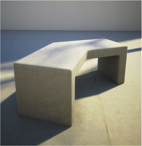 Современная общественная скамейка - MOLD : 560 - SIT Urban Design - из бетона