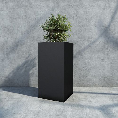 Садовый горшок из железа - BASIC : 223 / 225 STILL - SIT Urban Design - квадратный / прямоугольный / для общественных мест