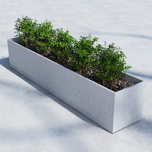 Кадка для садовых растений из бетона, армированного волокнами - BASIC : 201 / 203 BIG BOX - SIT Urban Design - прямоугольная / современная / для общественных мест