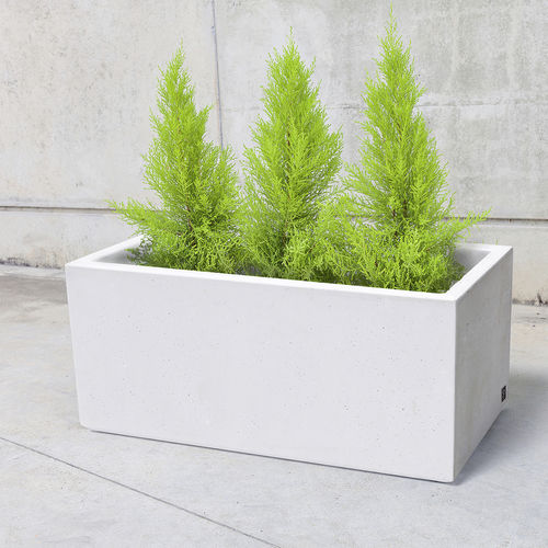 Кадка для садовых растений из бетона - BOX B: 205.B - SIT Urban Design - прямоугольная / модульная / современная