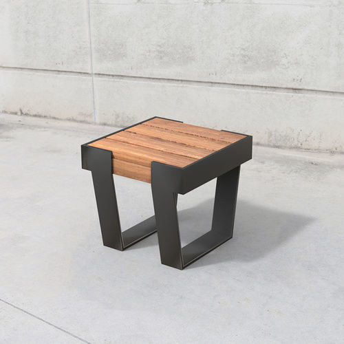 Современная общественная скамейка - Wade 627 - SIT Urban Design - из дерева / из металла / без спинки