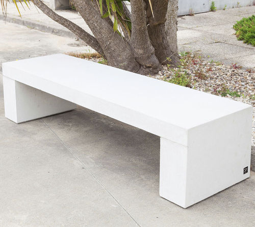 Современная общественная скамейка - Root 100 - SIT Urban Design - из бетона / без спинки / без подлокотников