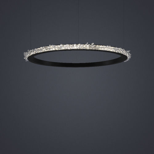 Современная люстра - HALO - Manooi - из кристаллов Swarovski® / из окрашенной стали / из полированного алюминия