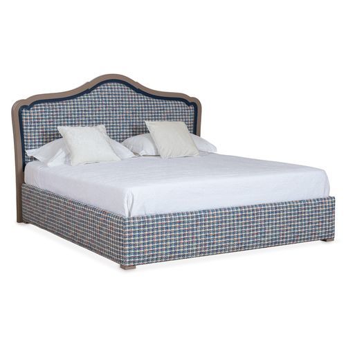 Кровать размер king size - JULIETTE - AM LIVING - классическая / обитая / с изголовьем