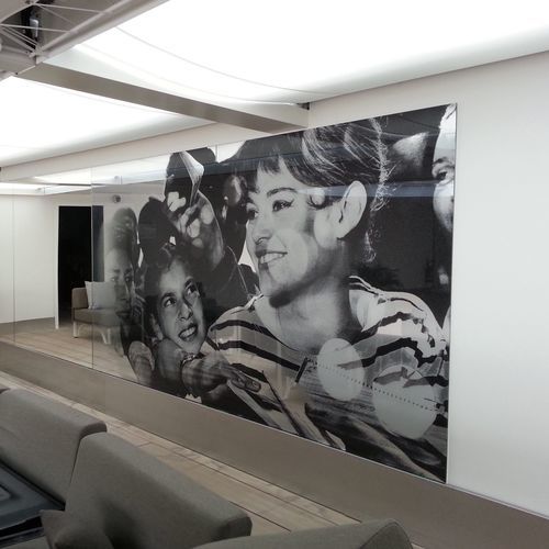 Покрытие для стен для внутреннего пространства - CANNES HOTEL - BISELARTE - из стекла / набивное / имитация стекла