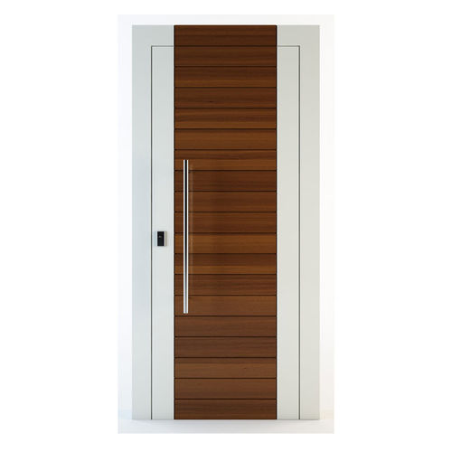 Входная дверь - APTERA  - Block95 Wooden Doors And Windows - из цельной древесины / створчатая / заподлицо