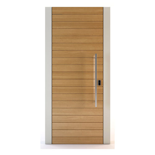 Входная дверь - PHAISTOS - Block95 Wooden Doors And Windows - из цельной древесины / створчатая / заподлицо