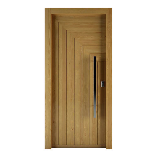 Входная дверь - GORTYNA - Block95 Wooden Doors And Windows - из цельной древесины / створчатая / поворотная