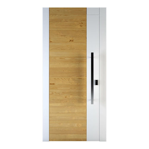 Входная дверь - KOMMOS - Block95 Wooden Doors And Windows - из цельной древесины / створчатая / поворотная