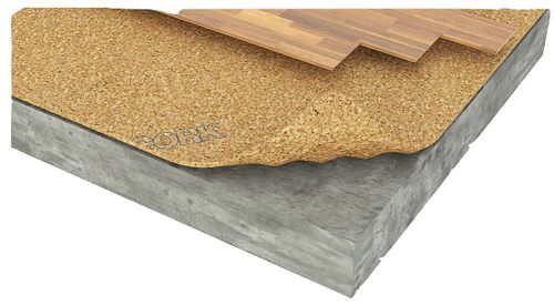 Листовая упругая подкладка - ACOUSTICORK C31 - Total Vibration Solutions TVS - из пробковой ткани