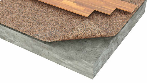 Листовая упругая подкладка - ACOUSTICORK T66 - Total Vibration Solutions TVS - из каучука / из пробковой ткани