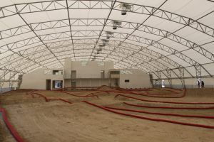 Натяжная конструкция на металлическом каркасе - MULTI USE ARENAS - Favaretti - для покрытий / для общественных мест / для стадиона