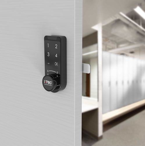 Электронный врезной замок - CB 10 - iTEC - Access Controls - с кодом / для шкафа раздевалки / 1 точка запирания