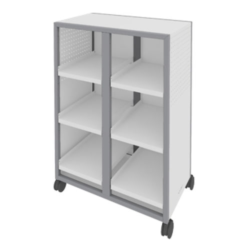Мобильный шкаф для хранения - MAKERSPACE - SHELVES - artcobell - на колесиках / для школ / для сферы образования
